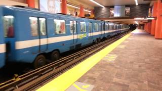 Metro STM  MR63 Jeumont leaving McGill Station [upl. by Florance]