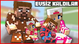 FAKİR VE AİLESİ EVSİZ KALDI 😲  Minecraft [upl. by Netniuq]