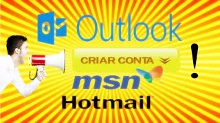 Como Criar Uma Conta no Outlook  Hotmail [upl. by Studnia901]