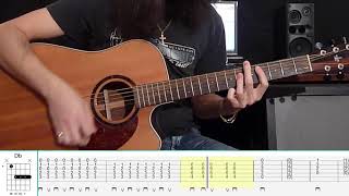 Nirvana  The Man Who Sold The World Guitar Tutorial [upl. by Annaili]