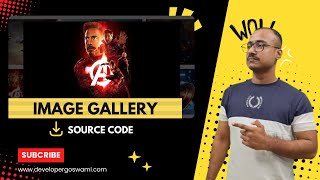 How To Make Image Gallery  StepByStep  With Source Code [upl. by Ekim54]