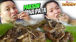 PAKSIW NA PATA MUKBANG  PINOY FOOD MUKBANG AJACK IN paksiwnapata asmr mukbang viral mukbangers [upl. by Aicnorev192]