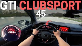 300 HP Front Wheel Drive Golf 8 GTI Clubsport 45 🚀  TOP SPEED amp Launch Control 0100 POV [upl. by Kyle]