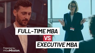 MBA vs EMBA Which is Right For YOU [upl. by Charline571]