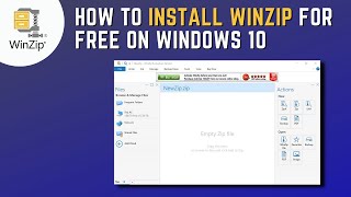 How to Install WinZip for Free on Windows 10 [upl. by Teece]