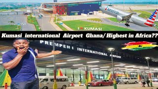 Nigerian Guy inside Kumasi International Airport Ghana🇬🇭I’m Shocked😳 Highest in AfricaLet’s Review [upl. by Yanahc]