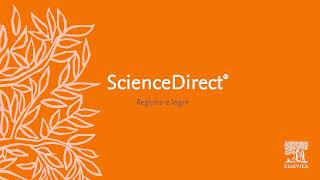 Tutorial ScienceDirect  Registro e Login [upl. by Deutsch]