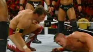 Randomness  Daniel Bryan Danielson Kicks John Cenas Head In [upl. by Walkling]