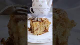 CINNAMON APPLE CAKE RECIPE 🍎🤎✨ applecake cinnamonlovers easycakerecipe [upl. by Atinahc]