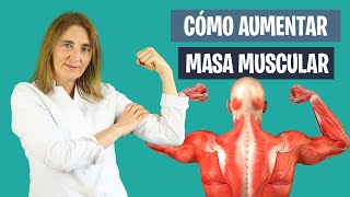 Cómo GANAR MASA MUSCULAR  Los secretos para ganar masa muscular  Nutrición deportiva [upl. by Adigun]