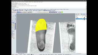 Customize shoe lasts modelling using RhinoMeshmixer [upl. by Dodie32]