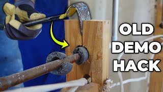 HOW to DEMOLISH A WALL and Keep Everything INTACT  Kitchen Remodel Part 1 [upl. by Pandich]