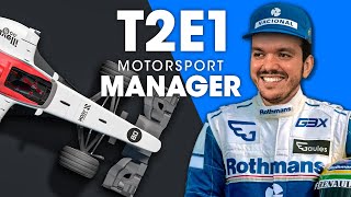 Motorsport Manager T2E1 [upl. by Stacie535]