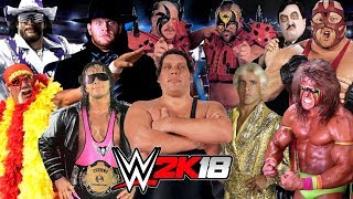 WWE LEGENDS Royal Rumble WWE 2K18 Gameplay [upl. by Ornas]