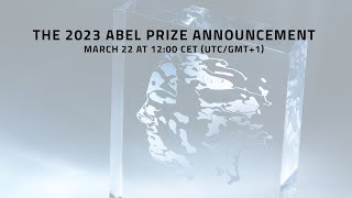 The 2023 Abel Prize announcement [upl. by Hettie]