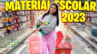 COMPRANDO MEU MATERIAL ESCOLAR 2023 [upl. by Aeikan]