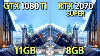 GTX 1080 Ti vs RTX 2070 Super  Test in 10 Games  FSR 31 Frame Generation [upl. by Sedinoel]