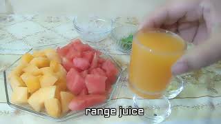 Melon Smoothie  Watermelon And Muskmelon Smoothie [upl. by Anemix]