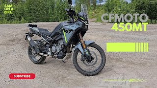 CFMOTO 450MT  IBEX 450 test ride [upl. by Nivalc]