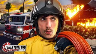 MOUNT E OS AMIGOS VIRARAM BOMBEIRO  Firefighting Simulator [upl. by Nohshan]