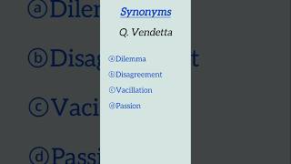 Synonym  Grammer quiz  top q amp ans grammarexercise g [upl. by Vasilek342]