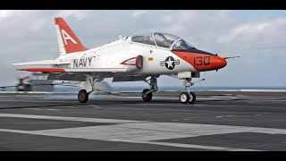 McDonnell Douglas T45 Goshawk  Carrier Operations [upl. by Beaulieu335]