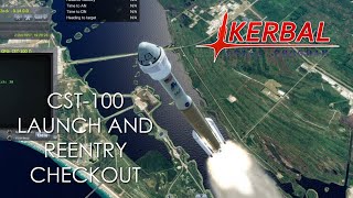 CST100 Checkout Test RO in KSP 112 [upl. by Attikin]