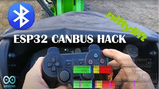 ESP32  PS3 Controller  Can bus  Niftylift HR15 CANBUS HACK [upl. by Aden772]