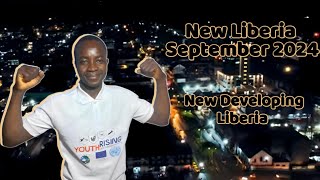 Monrovia  Liberia New Liberia September 2024 Night view [upl. by Nyltiak]