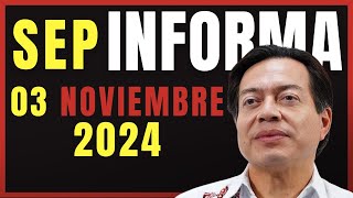 SEP Informa 27 de octubre de 2024 [upl. by Earla]