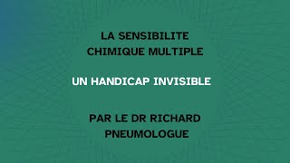 La sensibilité chimique multiple  un handicap invisible [upl. by Massie]