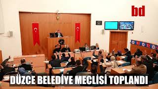 DÜZCE BELEDİYE MECLİSİ TOPLANDI [upl. by Banks]