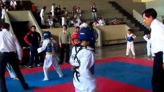 taekwondo combate niños 10 años [upl. by Krasner657]