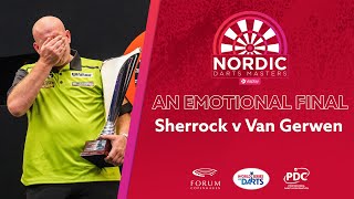 AN EMOTIONAL FINAL  Fallon Sherrock v Michael van Gerwen  2021 Viaplay Nordic Darts Masters [upl. by Inimak]