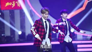 POLAR LIGHT140214 Hunan TV recording Growl remix BAEKHYUN [upl. by Vasiliu681]