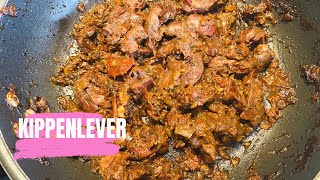 Surinaams Kippenlever Recept  chicken Liver Recipe [upl. by Nnylyram]