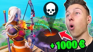 1000€ Wette mit NEUEM BOOM BOGEN in Fortnite [upl. by Tongue]