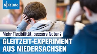 Gleitzeit in der Schule – Wie ein Modellprojekt aus Niedersachsen funktioniert NDR Info [upl. by Martelle]