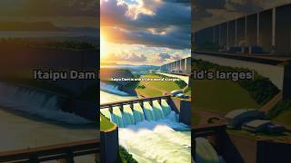 Amazing 😱 Worlds Biggest Dam 💪Unknown Facts About Paraguay🇵🇾 shorts facts [upl. by Parlin30]