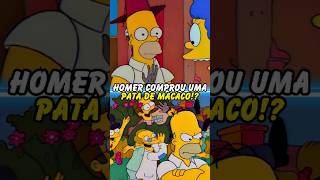 HOMER COMPROU UMA PATA DE MACACO simpsons thesimpsons shorts homer bart [upl. by Brendis]