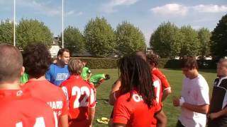 Rugby Defence Drill Defense glissante [upl. by Crescen]