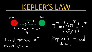 Keplers law review problems  Physics [upl. by Nommad]