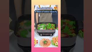 😍Modong electric hot pot Split electric cookersmartcookerelectrickcookerkitchengadgets tiktok [upl. by Ynohta]