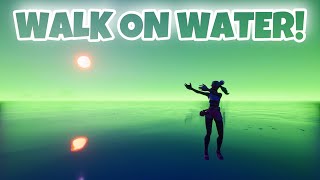 How to WALK ON WATER In Fortnite Creative [upl. by Solana622]