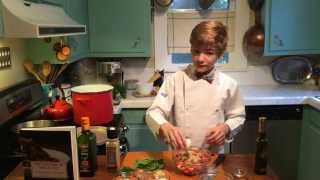 Lidia Bastianichs recipe  Pasta with Baked Cherry Tomatoes by Logan Guleff [upl. by Mastic]