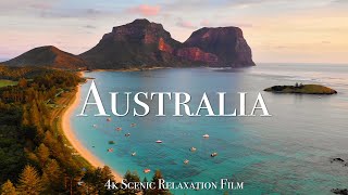 Australia 4K  Scenic Relaxation Film With Calming Music [upl. by Hsot]