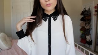 What to wear under chiffon see through shirts [upl. by Htomit]