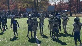 Cockeysville eagles vs Stemmers Run U8 semifinal tacklefootball ScottLaRod [upl. by Gianni448]