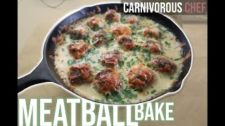 Meatball Bake for the Carnivore Diet  Family Dinner Recipe [upl. by Aipmylo]