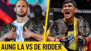 He Dethroned His Opponent TWICE 🤯😱 De Ridder vs Aung La N Sang II [upl. by Torray48]